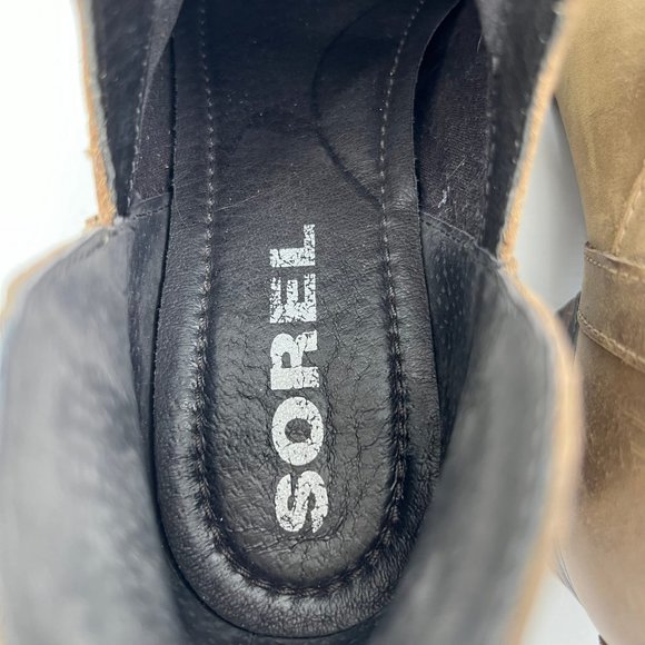 Sorel Green Leather Ankle Boots & Booties | Comfort and Style - Picture 6 of 10